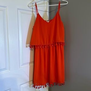 Eyeshadow coral dress